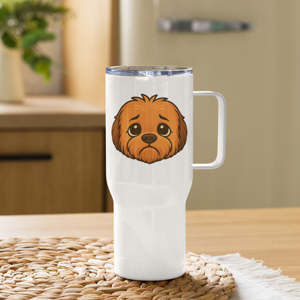 Sad Fluff Travel Mug