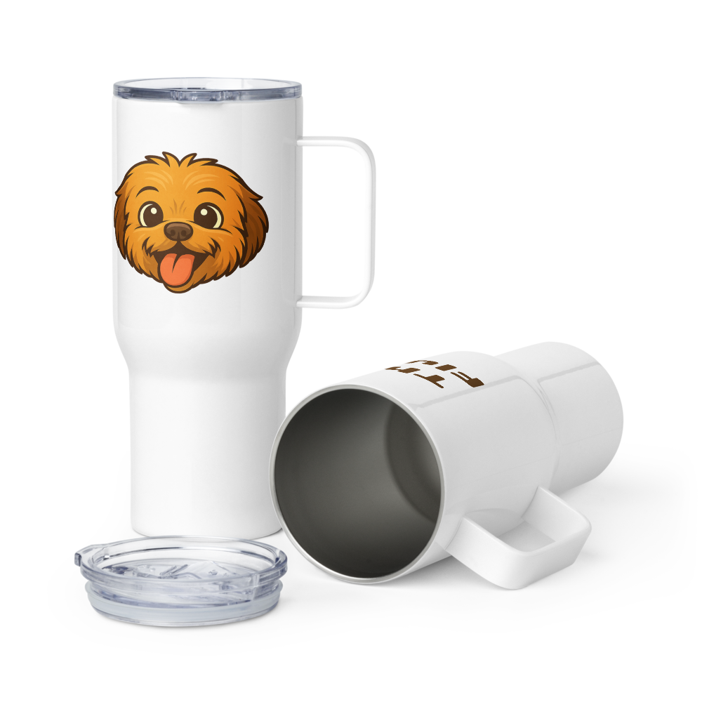 Happy Fluff Travel Mug